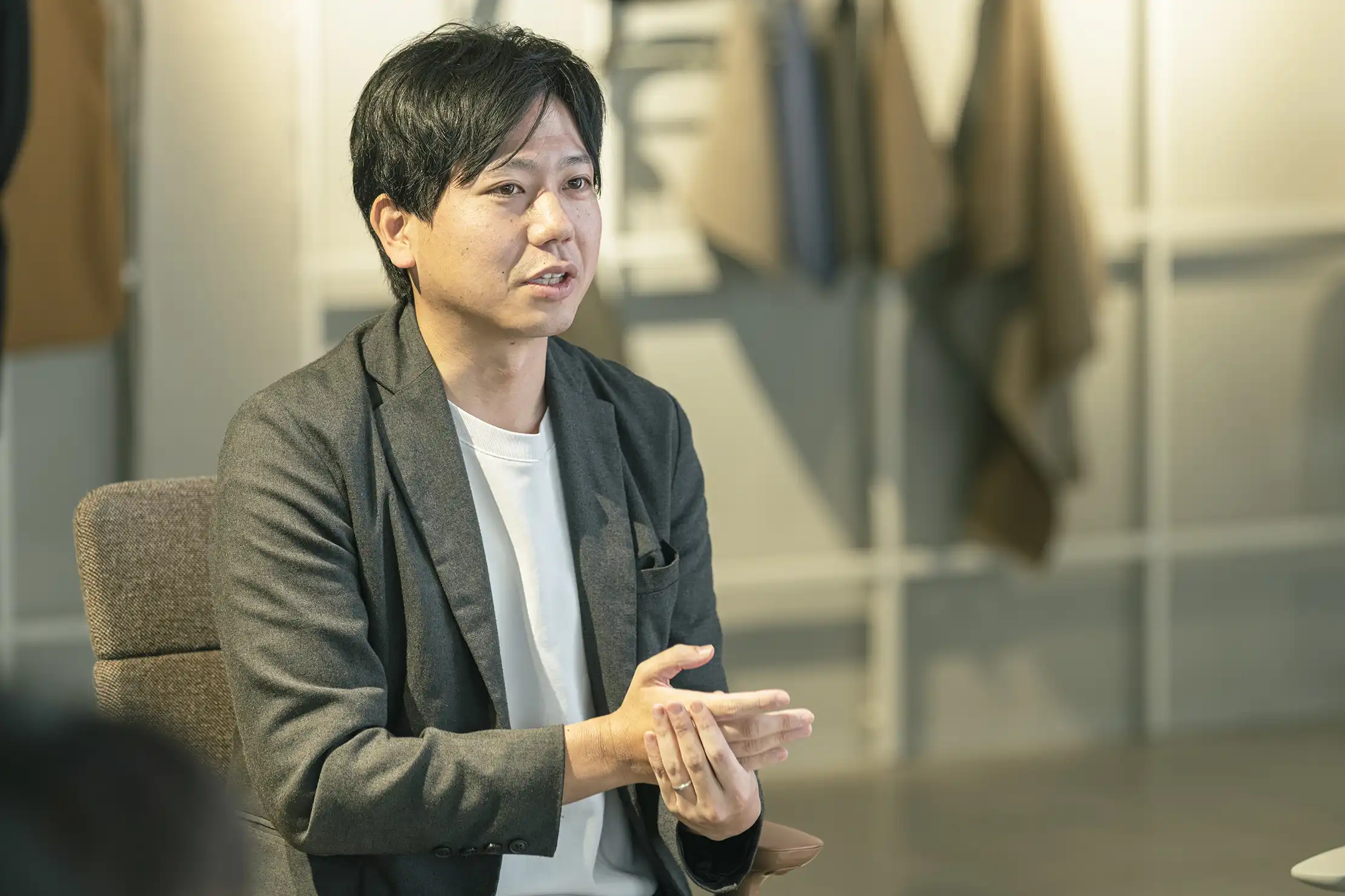 SHIGAの設計リーダーを担当している横山さん。